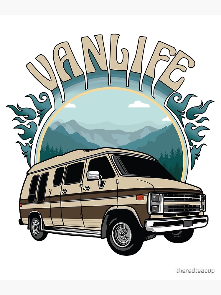 Van Life Retro Conversion Van Design