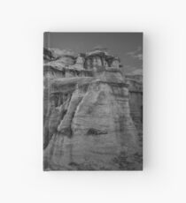 Bisti Badlands in Black and White Hardcover Journal