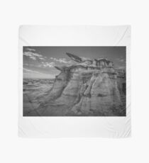 Bisti Badlands in Black and White Scarf