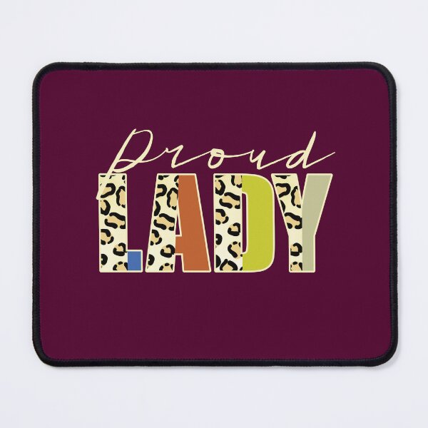 Item preview, Proud Lady Leopard Print Text Retro Family Quote designed and sold by CRHPOD20.