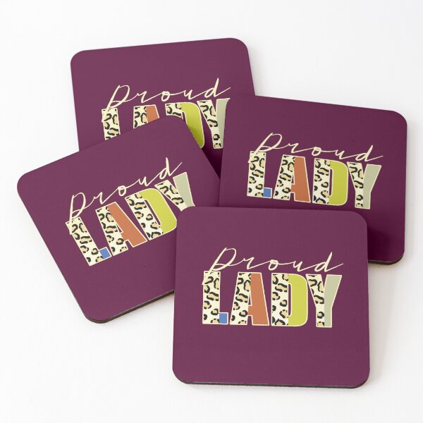 Item preview, Proud Lady Leopard Print Text Retro Family Quote designed and sold by CRHPOD20.
