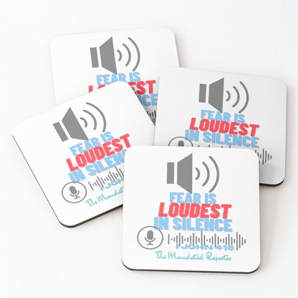 Item preview, Fear is LOUDEST in Silence - White designed and sold by TheReporter1.