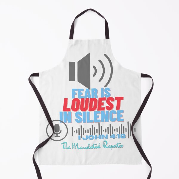 Item preview, Fear is LOUDEST in Silence - White designed and sold by TheReporter1.