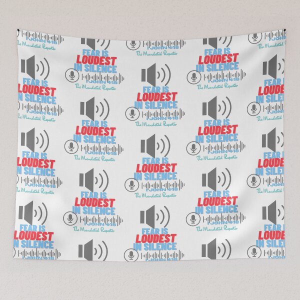 Item preview, Fear is LOUDEST in Silence - White designed and sold by TheReporter1.