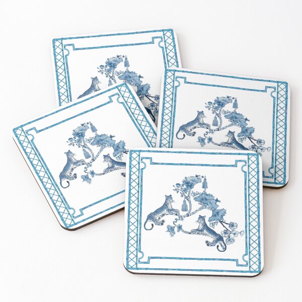 Item preview, Toile Leopard Chinoiserie designed and sold by Yunihadi.