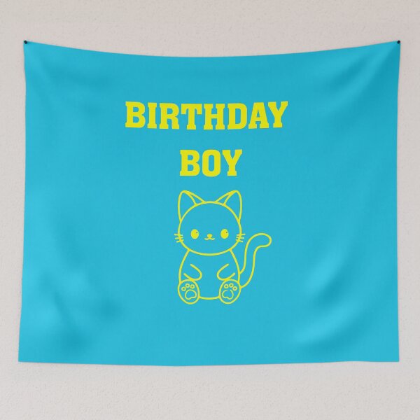 Item preview, birthday boy with puppy Cat designed and sold by Newluck01.
