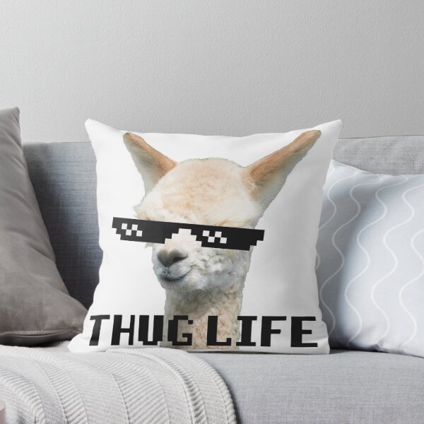 Item preview, llama with sunglasses - THUG LIFE designed and sold by Jokel-art.