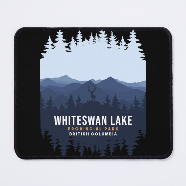 Item preview, Whiteswan Lake British Columbia Canada Mountain And Pine Tree designed and sold by Friday NightCo.