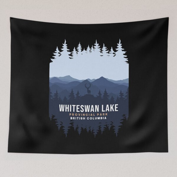 Item preview, Whiteswan Lake British Columbia Canada Mountain And Pine Tree designed and sold by Friday NightCo.