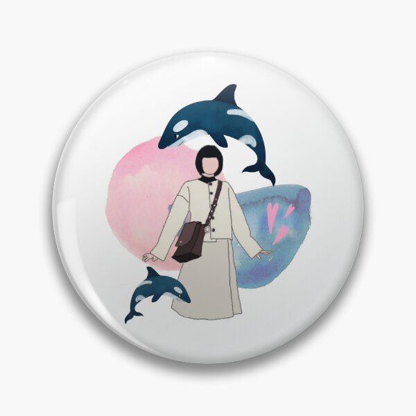 Item preview, Woo Yeong Woo & two whale colorful  background designed and sold by paintingtour.