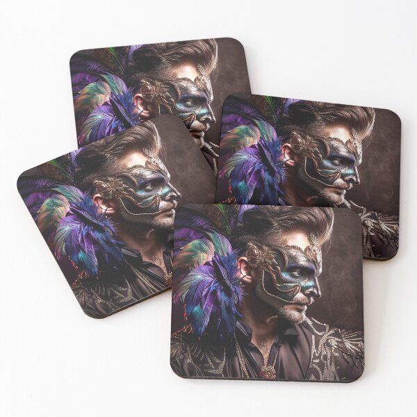 Item preview, Handsome Man at the Mardi Gras Ball  designed and sold by dstarj.