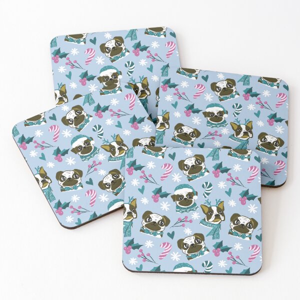 Item preview, Merry pugmas  designed and sold by pinkyfish1010.