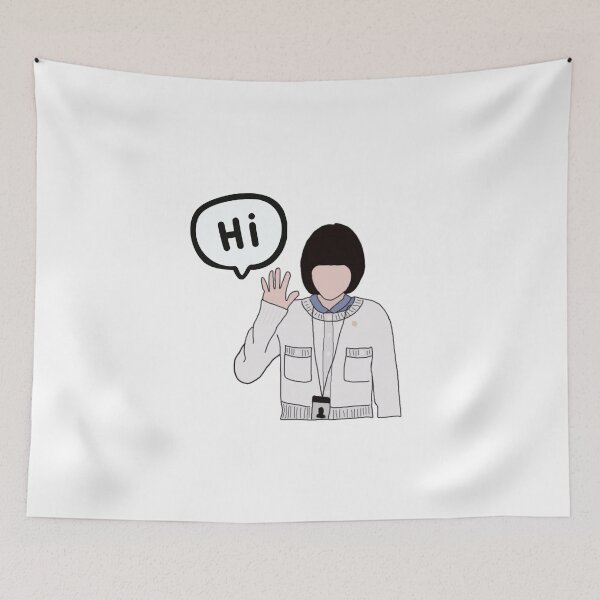 Item preview,  Woo Yeong Woo say hi designed and sold by paintingtour.