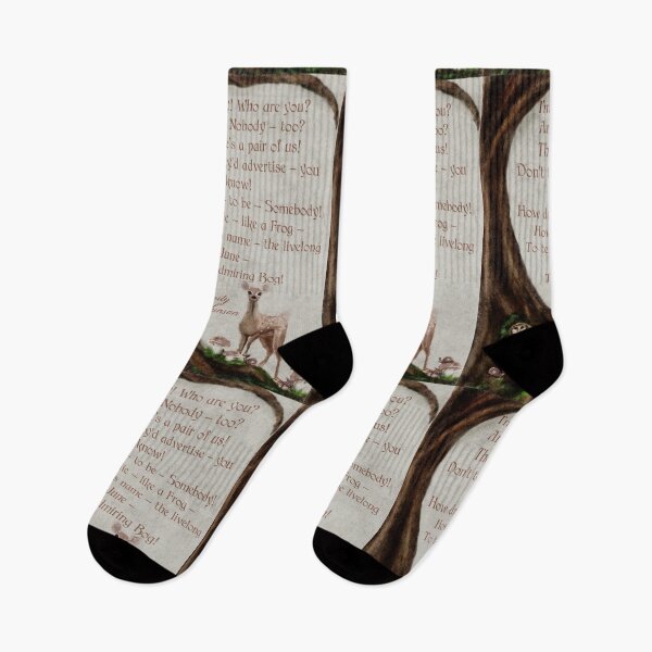 Item preview, Forest Watercolor EMily Dickinson Poem Woodland Creatures designed and sold by Monica Laipple.