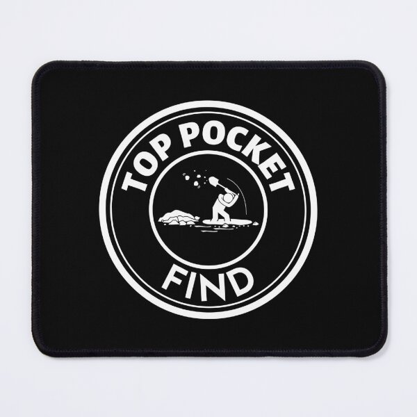 Item preview, MerchHaus - Top Pocket Find 4 Black & White Treasure Hunting/Metal Detecting/Digging Design designed and sold by MerchHaus.