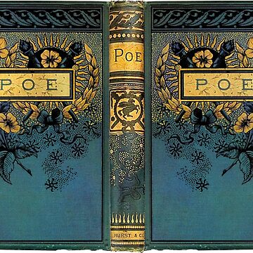 Artwork thumbnail, Edgar Allan Poe old Victorian book cover by classicalweasel