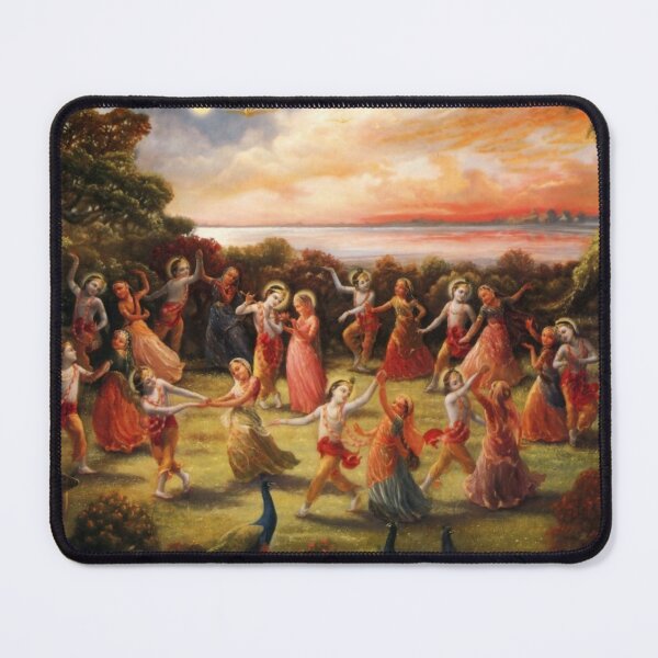 Item preview, Rasleela with Krishna and gopis - Krishna leela photography   designed and sold by Krishnavi.