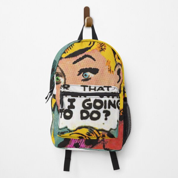 Item preview, Comics aesthetic | heterochromia blonde girl bubble speech dilemma designed and sold by spinolator.