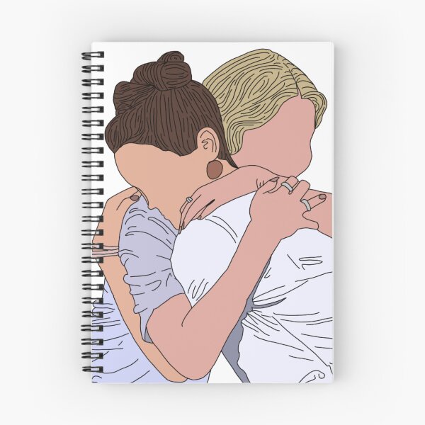 Item preview, Alexa and Katie hug designed and sold by Postlydia.