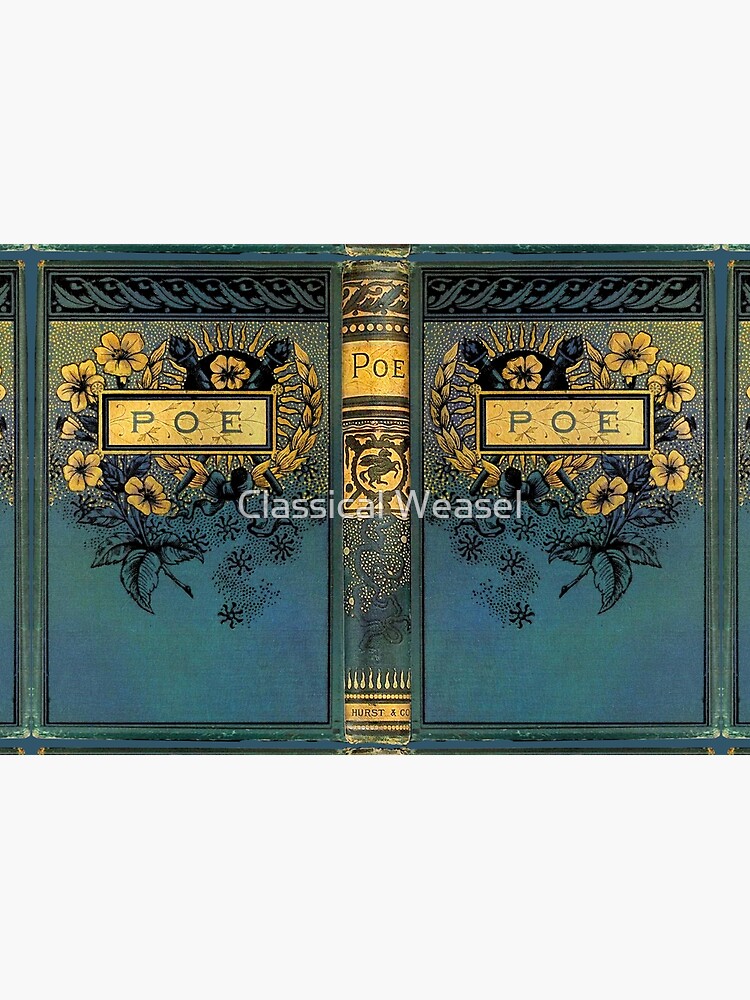 Thumbnail 3 of 3, Hardcover Journal, Edgar Allan Poe old Victorian book cover designed and sold by Classical Weasel.