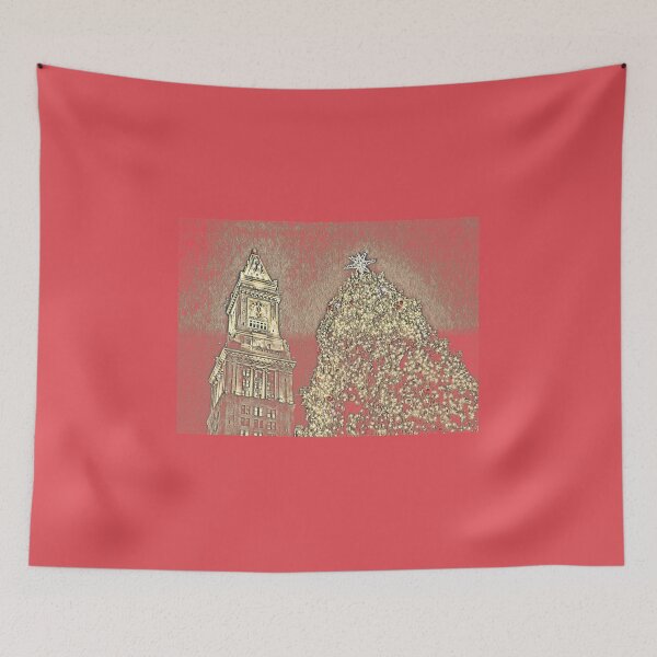 Item preview, Christmas Tropicale Collection - Boston, Massachusetts designed and sold by Sean McElroy.