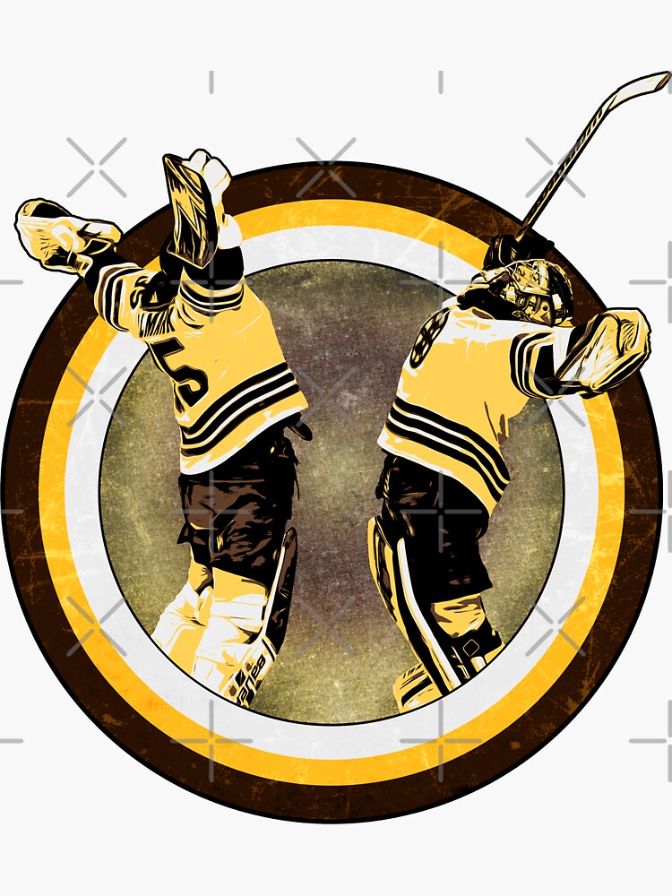 "Epic Goalie Hug 2" Sticker for Sale by puckthreads Redbubble