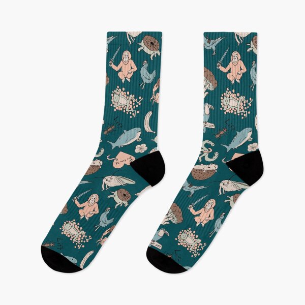 Item preview, Wild Green Memes Seamless Pattern - Ecological Memes Pattern - Cozy Palette & Midnight Green designed and sold by EcoElsa.