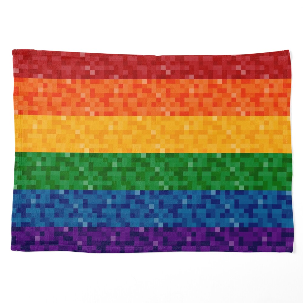Seamless Repeating LGBTQ Pride Rainbow Flag Background Tote Bag