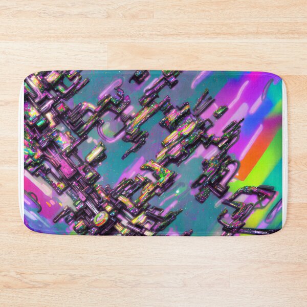 Item preview, abstract painting of multi-coloured glitter background designed and sold by David-Howells.