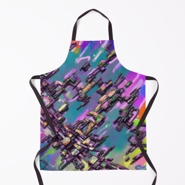 Item preview, abstract painting of multi-coloured glitter background designed and sold by David-Howells.
