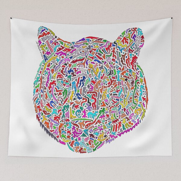 Item preview, Tiger (multicolored) designed and sold by aureliart66.