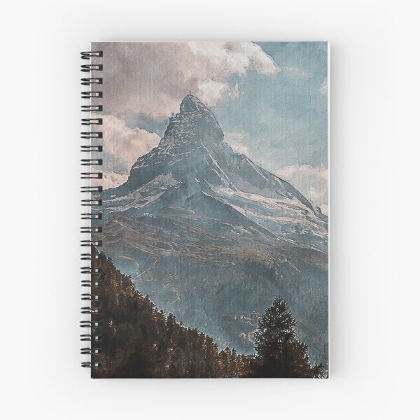 Item preview, Matterhorn Mountain Switzerland Zermatt, European Swiss Alps Mountains, Winter Matterhorn Landscape Oil Paint, Switzerland Highest Peak designed and sold by Paintcorner.