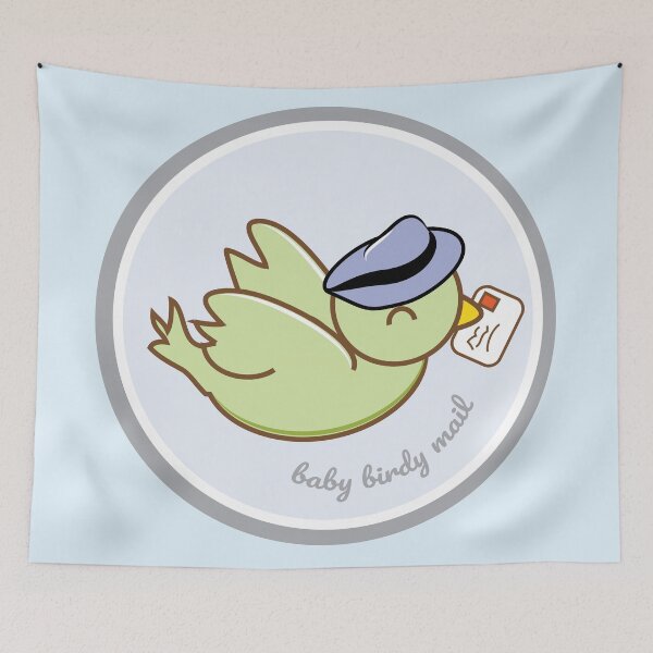 Item preview, Baby bird mail service designed and sold by fluffyfamcraft.