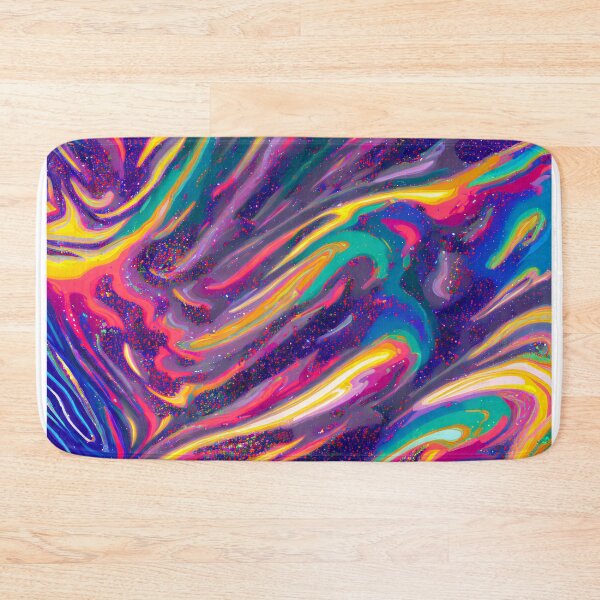Item preview, abstract painting of multi-coloured glitter background designed and sold by David-Howells.