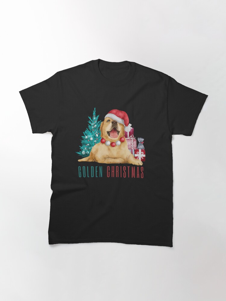 Disover Dog Lover Christmas - Christmas Golden Retriever T-Shirt