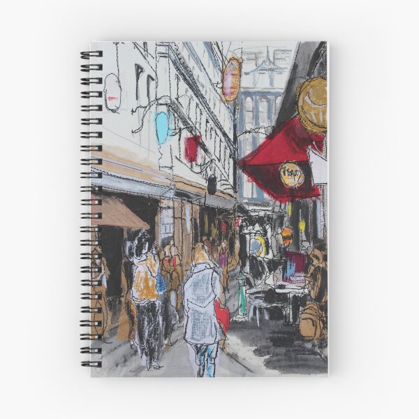 Item preview, Majorca Building Melbourne Thread Sketch designed and sold by JulietDCollins.