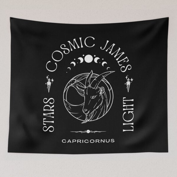 Item preview, JAMES NAME: JAMES ZODIAC SIGN CAPRICORNUS DESIGN. designed and sold by AlexRelax.