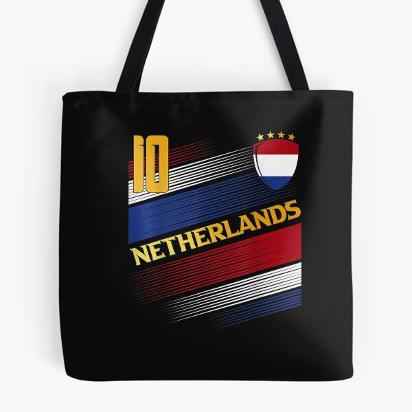 Item preview, Netherlands Soccer Dutch Flag Football Retro 10 Jersey T-Shirt designed and sold by Blue-Rechard.