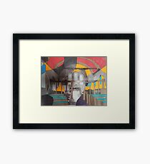 emptiness can be colourful too Framed Print
