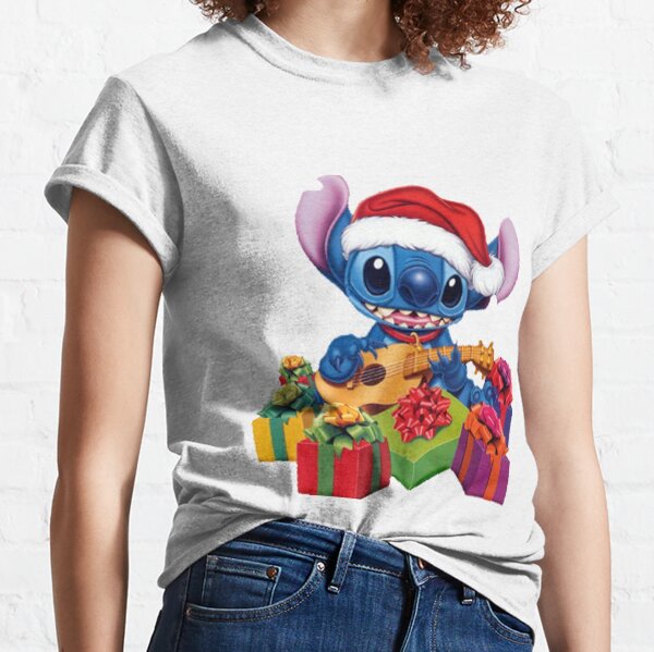 Stitch And Friends Tv Show Disney Christmas Shirt - Vintagenclassic Tee