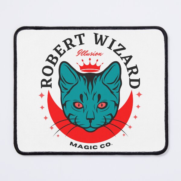 Item preview, ROBERT NAME: ROBERT WIZARD MAGIC CAT DESIGN. designed and sold by AlexRelax.