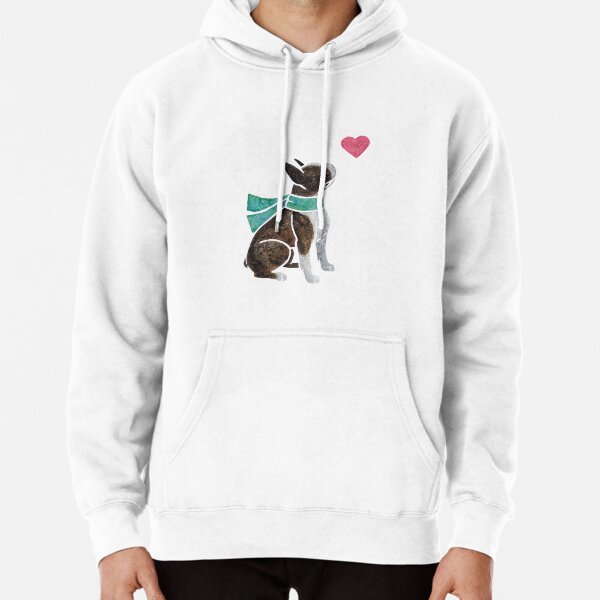 Watercolour Boston Terrier Pullover Hoodie