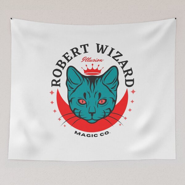 Item preview, ROBERT NAME: ROBERT WIZARD MAGIC CAT DESIGN. designed and sold by AlexRelax.