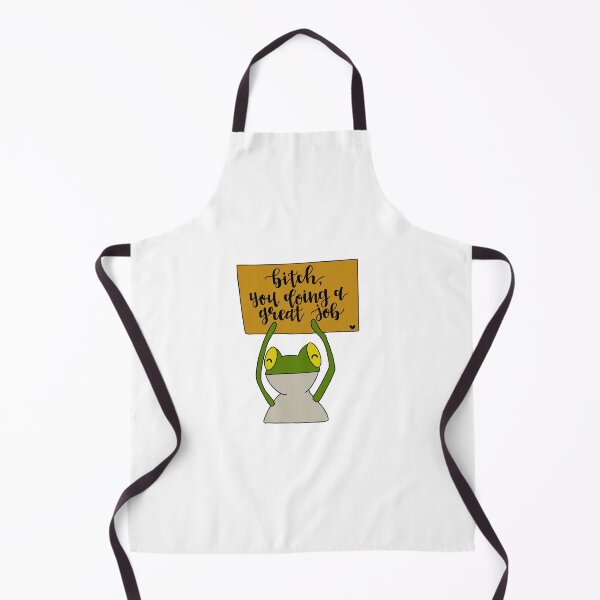 Item preview, Bitch You Doing A Great Job Motivational Frog designed and sold by tbcalligraphy.