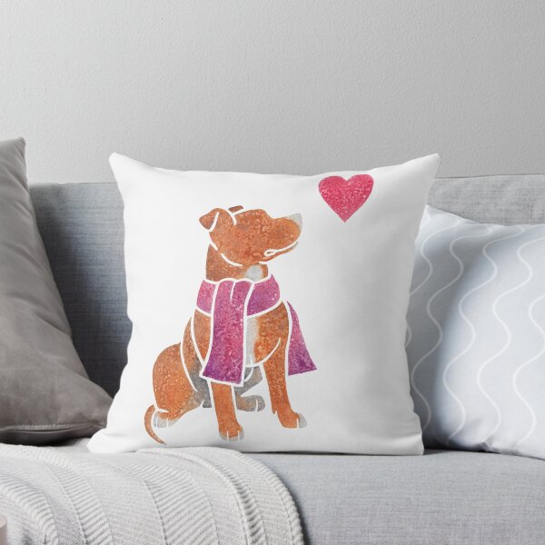 Item preview, Watercolour Pit Bull designed and sold by animalartbyjess.