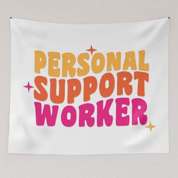 Item preview,  Personal Support worker (retro trio) designed and sold by TaraGbear.
