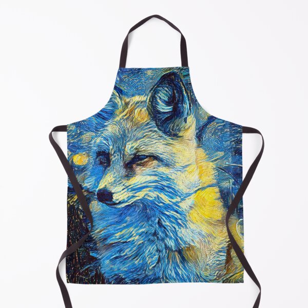 Item preview, Good ol' Fox Critter Tribute ... Vincent Van Gogh's Starry Night Style  designed and sold by SeaStories88.