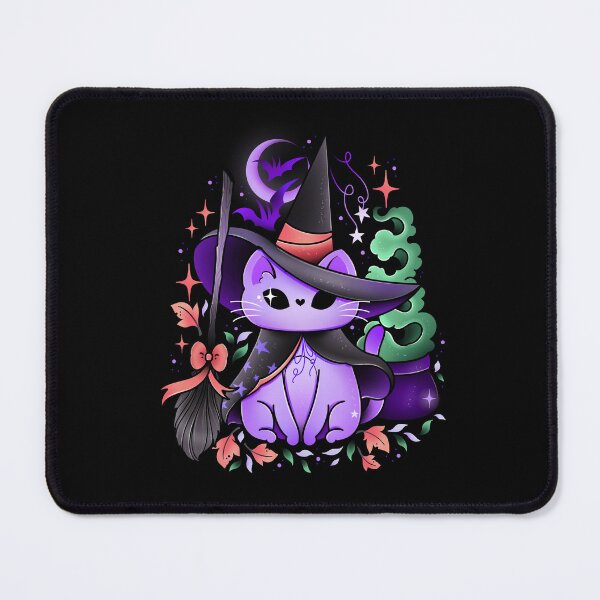 Item preview, Witchy Halloween cat designed and sold by Texdoodles.