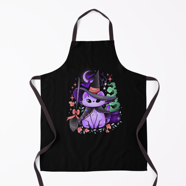 Item preview, Witchy Halloween cat designed and sold by Texdoodles.