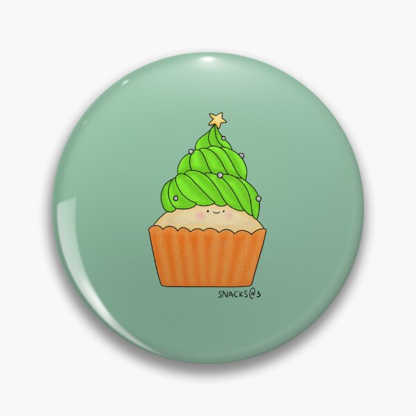 Item preview, ChristmasTree Cupcake designed and sold by Snacks-At-3.